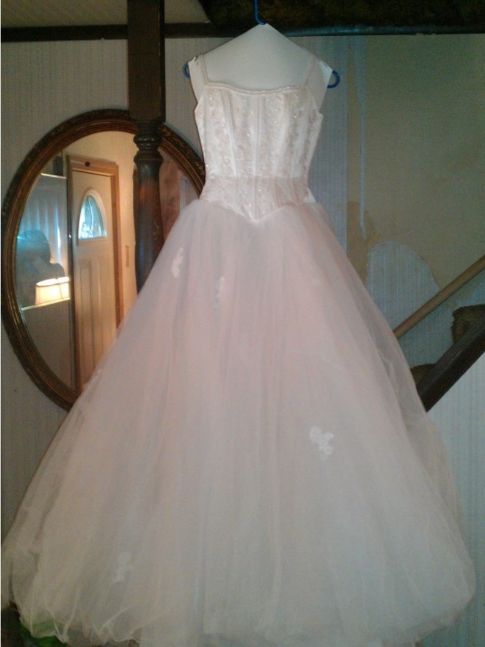Tulle Ball Gown Dress - White - Never altered.